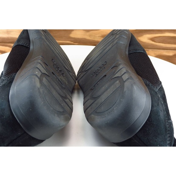 Munro Women Size 7.5 M Black Leather Slip On Flats Comfort Casual - Picture 7 of 8